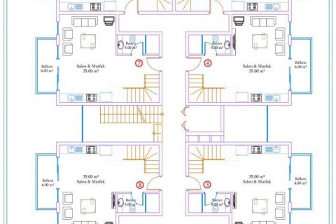 Apartment for sale in Alanya, Antalya, Turkey, 61m2, No. 94311 – photo 28