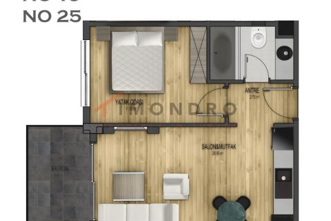 3+1 Wohnung  in Kepez, Antalya, Türkei Nr. 228535 - 22