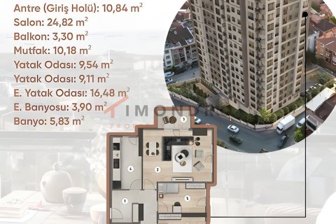 Apartment for sale in Küçükçekmece, Istanbul, Turkey, 2 bedrooms, 101m2, No. 228537 – photo 8