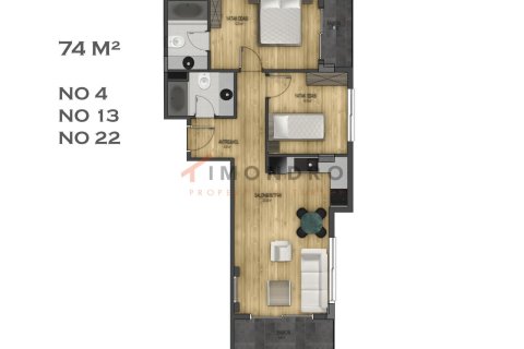 2+1 Wohnung  in Kepez, Antalya, Türkei Nr. 228534 - 23