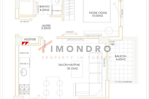 1+1 Wohnung in Kepez, Antalya, Türkei Nr. 228530 - 27