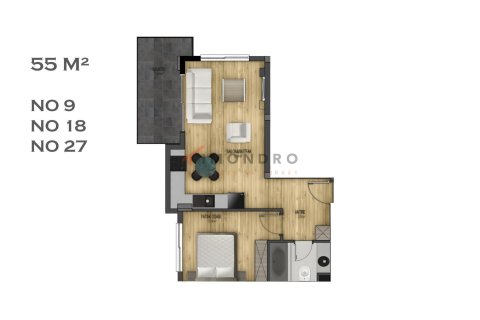 1+1 Wohnung  in Kepez, Antalya, Türkei Nr. 228533 - 20