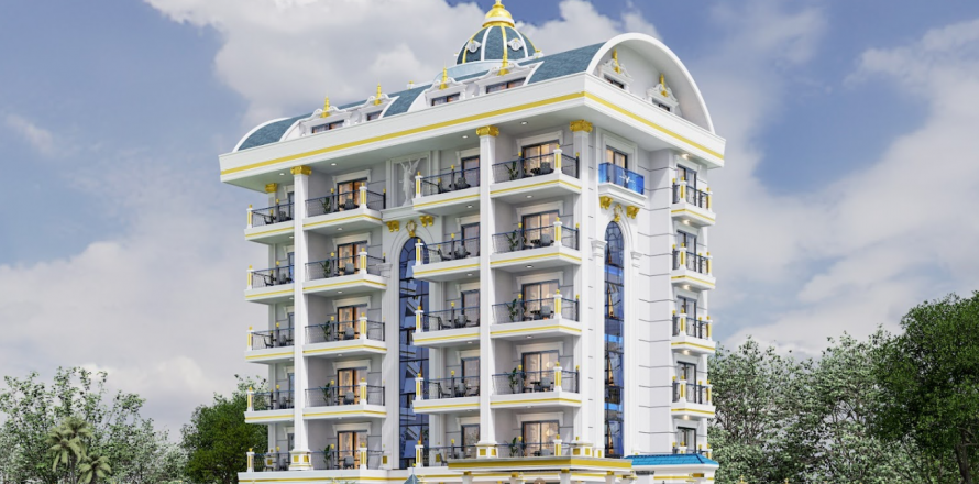 Квартира  1+1 в Каргыджаке, Аланья, Анталья, Турция №136666