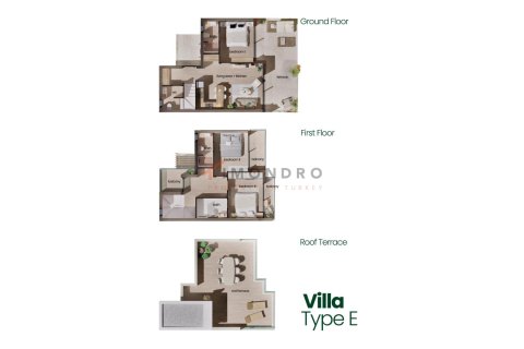 3+1 Villa i Esentepe, Girne, Nr. 221868 - 23