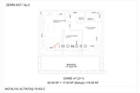 1+1 Lägenhet i Aksu, Antalya, Turkiet Nr. 237933 - 19