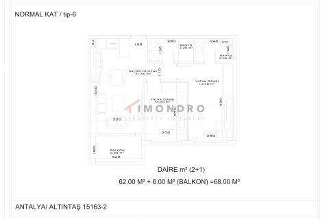 1+1 Lägenhet i Aksu, Antalya, Turkiet Nr. 237933 - 25