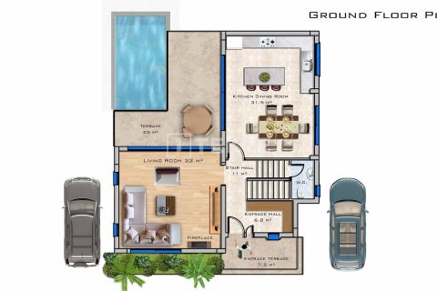 Villa 3+1 Gazimağusa, №224521 - 22