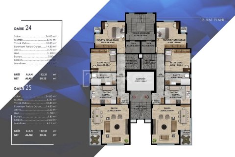 5+1 Leilighet i Istanbul, Tyrkia Nr. 212704 - 7