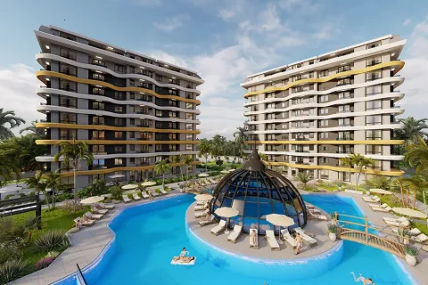 1+1 Leilighet  i Alanya, Antalya, Tyrkia Nr. 223844