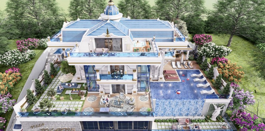 Villa 6+1 Kargıcak, Alanya, Antalya, Türkiye №110401
