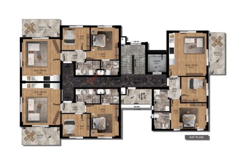 1+1 Lägenhet i Aksu, Antalya, Turkiet Nr. 212989 - 10