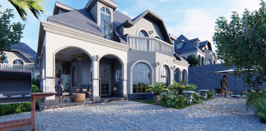 4+1 Villa  i Alanya, Antalya, Tyrkia Nr. 93241