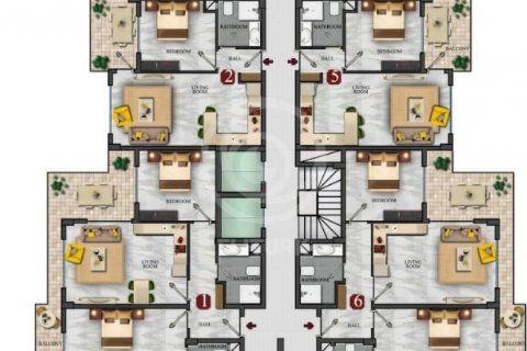 Продажа квартиры  в Аланье, Анталье, Турция 4+1, 184м2, №101132 – фото 26