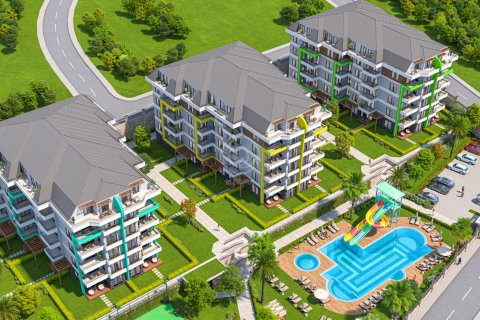 4+1 Lejlighed i Элитная резиденция Life Garden Oba (ВНЖ в Турции) возможна оплата в рублях офис в Москве, Alanya, Antalya, Tyrkiet Nr. 101132