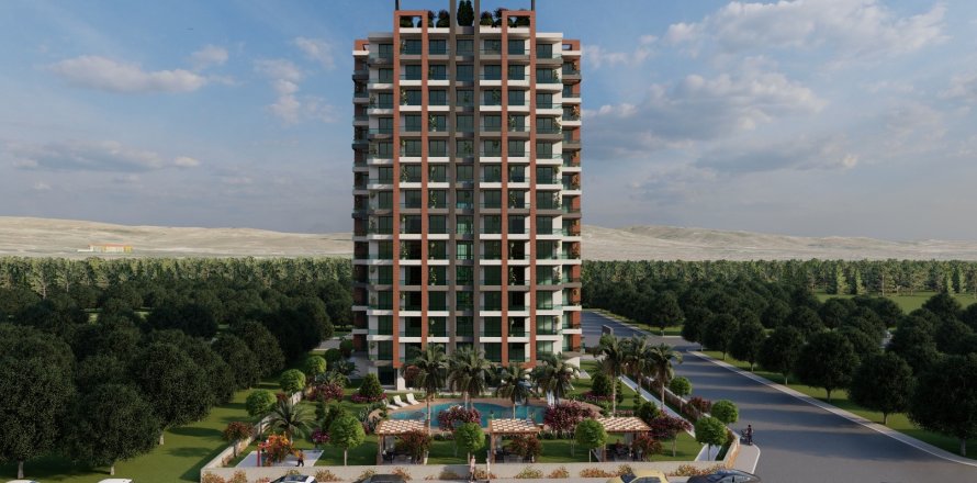 1+1 Lägenhet i Mersin, Turkiet Nr. 228292