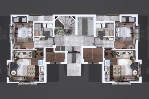 Apartment for sale  in Mugla, Turkey, 3 bedrooms, No. 223909 – photo 27