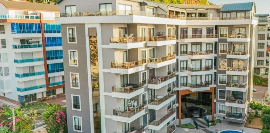 Квартира 1-х ком. в Каргыджаке, Аланья, Анталья, Турция №225046