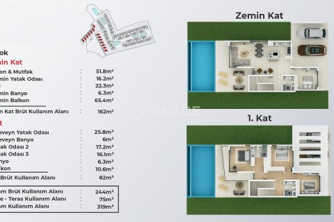 Villa for sale  in Famagusta, Northern Cyprus, 3 bedrooms, 262m2, No. 226978 – photo 14