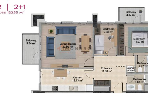 Продажа квартиры в Эсеньюрте, Стамбуле, Турция 4+1, 222м2, №225395 – фото 30