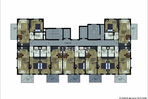 2+1 Takleilighet i Alanya, Antalya, Tyrkia Nr. 212350 - 30