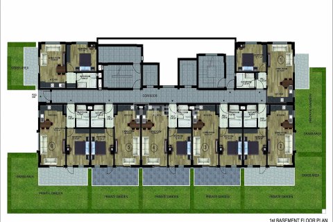 2+1 Takleilighet i Alanya, Antalya, Tyrkia Nr. 212350 - 28