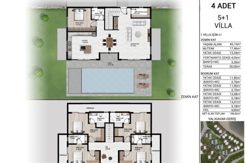 Villa for sale in Bodrum, Mugla, Turkey, 5 bedrooms, 170m2, No. 212354 – photo 18