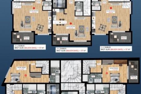 Wohnung in Alanya, Antalya, Türkei Nr. 94730 - 14