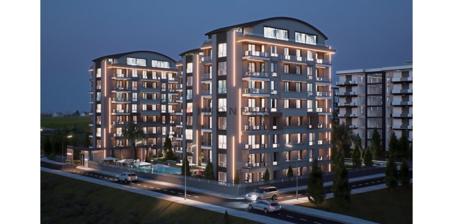 1+1 Leilighet  i Kepez, Antalya, Tyrkia Nr. 216377