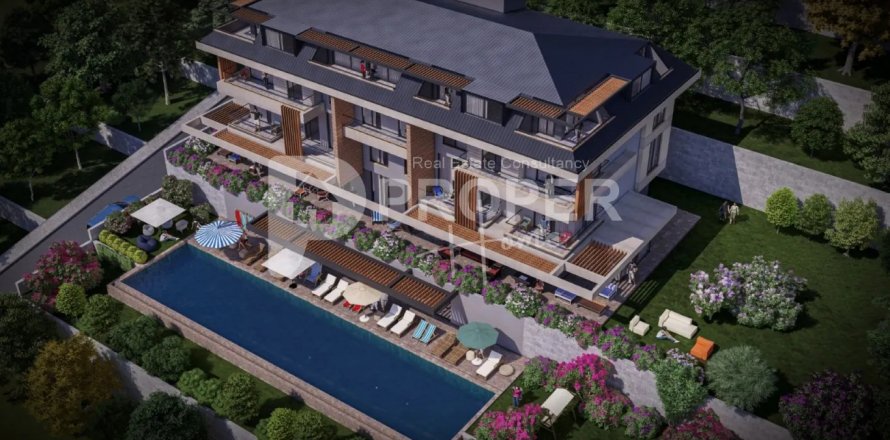 Leilighet  i Bektas, Alanya, Antalya, Tyrkia Nr. 102648