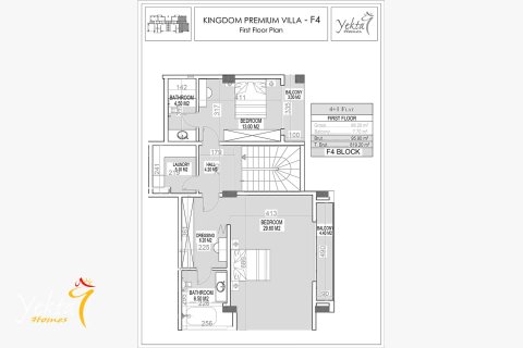 4+1 Villa in Mahmutlar, Antalya, Türkei Nr. 224820 - 4