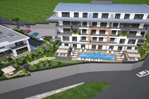 1+1 Leilighet  i Alanya, Antalya, Tyrkia Nr. 223564