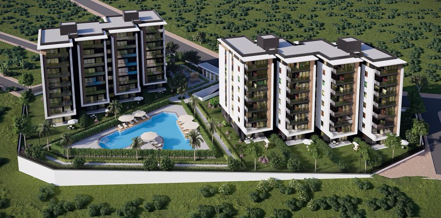3+1 Leilighet  i Antalya, Tyrkia Nr. 222941