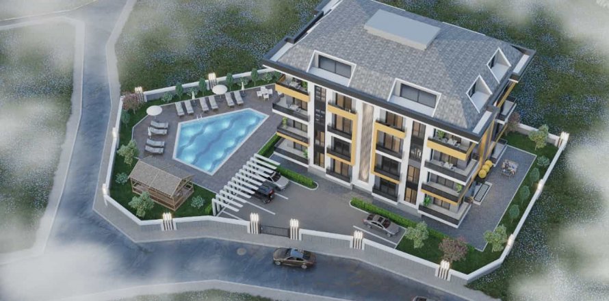 Lägenhet i Oba, Antalya, Turkiet Nr. 139797