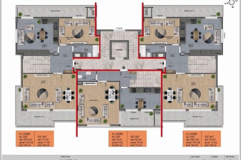 Продажа квартиры в Оба, Анталье, Турция 4 комн., 198м2, №95018 – фото 20