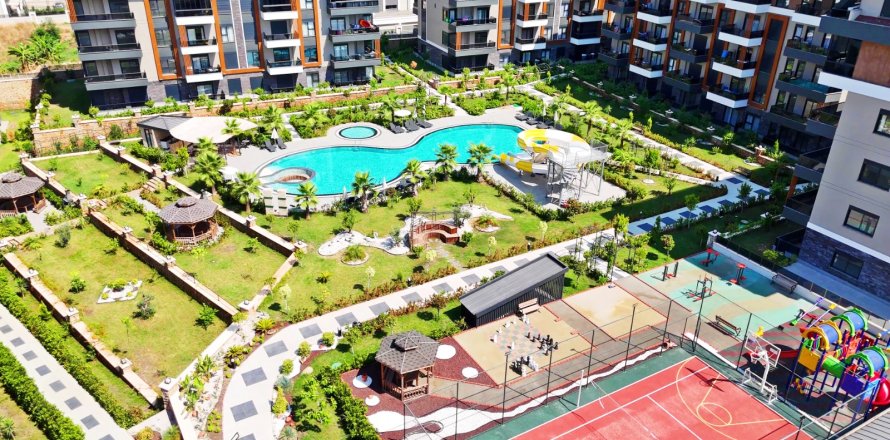 2+1 Leilighet  i Alanya, Antalya, Tyrkia Nr. 216496