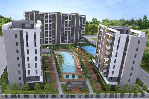 2+1 Leilighet  i Mugla, Tyrkia Nr. 220264