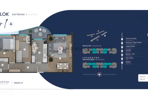 1+1 Lägenhet i Pendik, istanbul, Turkiet Nr. 221207 - 24