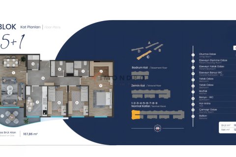 1+1 Lägenhet i Pendik, istanbul, Turkiet Nr. 221207 - 30