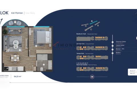 1+1 Lägenhet i Pendik, istanbul, Turkiet Nr. 221207 - 20