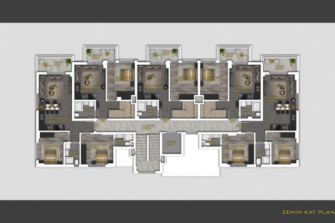 Dubleks daire   Kestel, Antalya, Türkiye №94400 - 29