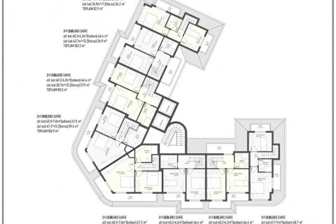 Продажа пентхауса в Оба, Анталье, Турция 2 комн., 52м2, №94402 – фото 20