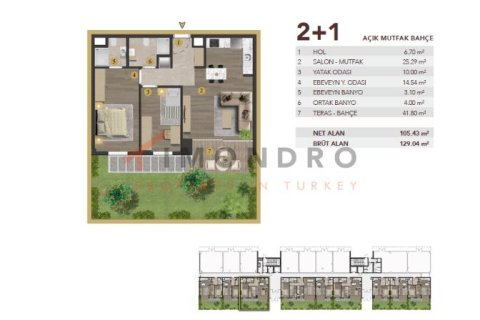 Продажа квартиры в Зейтинбурну, Стамбуле, Турция 2+1, 112м2, №217267 – фото 21
