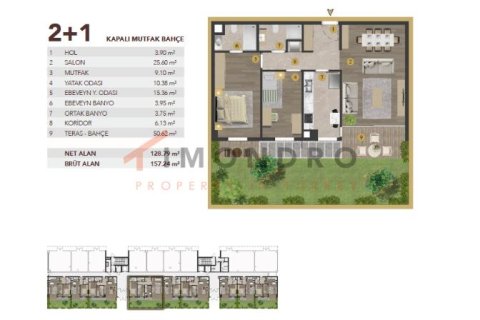 Продажа квартиры в Зейтинбурну, Стамбуле, Турция 2+1, 112м2, №217267 – фото 20