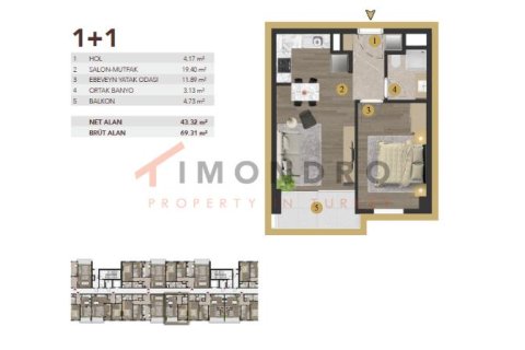 Продажа квартиры в Зейтинбурну, Стамбуле, Турция 2+1, 112м2, №217267 – фото 14
