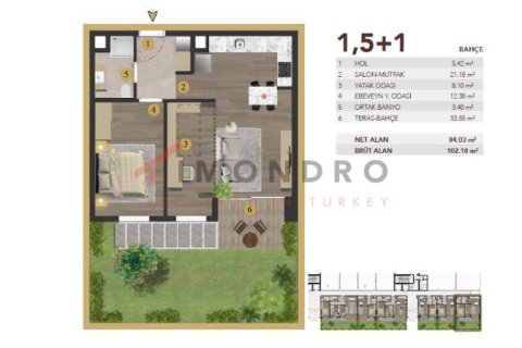 Продажа квартиры в Зейтинбурну, Стамбуле, Турция 2+1, 112м2, №217267 – фото 17