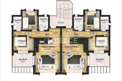 Продажа квартиры в Муданье, Бурсе, Турция 2+1, 138м2, №223345 – фото 14