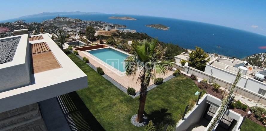 3+1 Villa  i Bodrum, Mugla, Tyrkia Nr. 211628
