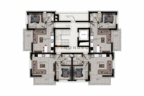 Apartment for sale in Aksu, Antalya, Turkey, 1 bedroom, 54m2, No. 211642 – photo 22