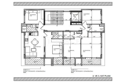 1+1 Leilighet i Alanya, Antalya, Tyrkia Nr. 221170 - 13
