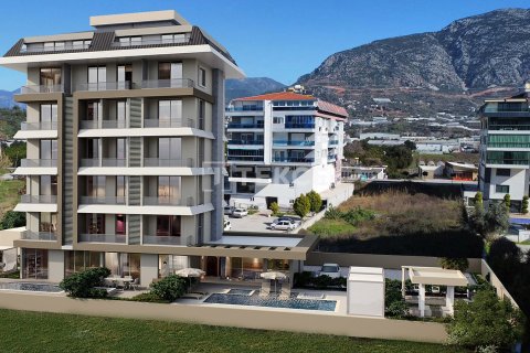 2+1 Lejlighed  i Alanya, Antalya, Tyrkiet Nr. 221171